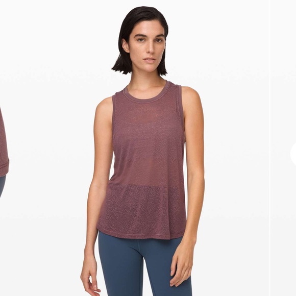 lululemon athletica Tops - Lululemon Timeless Classic Tank in Polar Shift Veil Antique Bark size 2